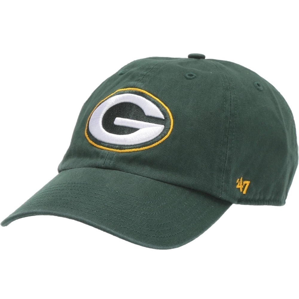 47 NFL Green Bay Packers Clean Up Adjustable Hat Cap